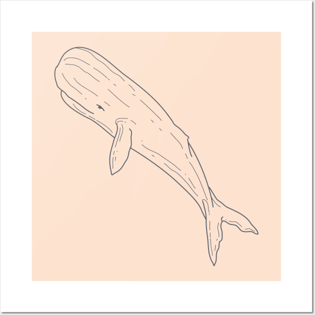 Sperm Whale 5 Wall Art by ArtDary